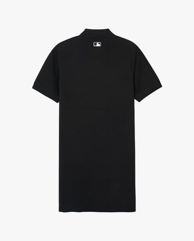  MLB - Women's Mini Polo Dress with Short Sleeves and Collar 