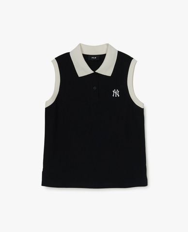  MLB - Women's New York Yankees Collared Sleeveless Top 