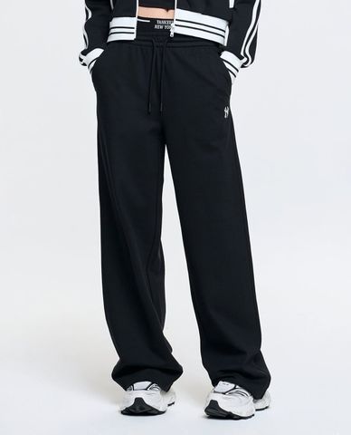  MLB - Women Basic Elastic Waist Sports Wide Leg Pant 