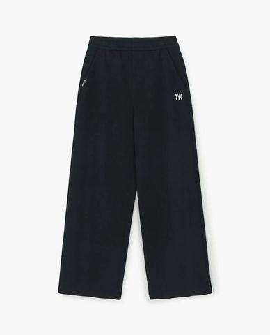  MLB - Women Basic Elastic Waist Sports Wide Leg Pant 