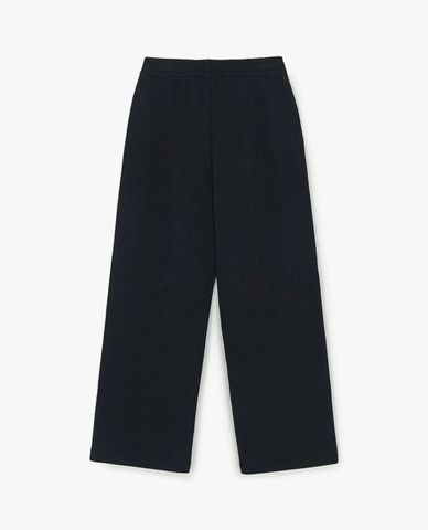  MLB - Women Basic Elastic Waist Sports Wide Leg Pant 