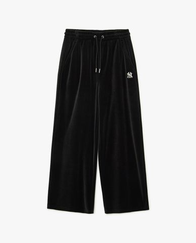  MLB - Women's Ny Yankees Velvet Wide Leg Pants 