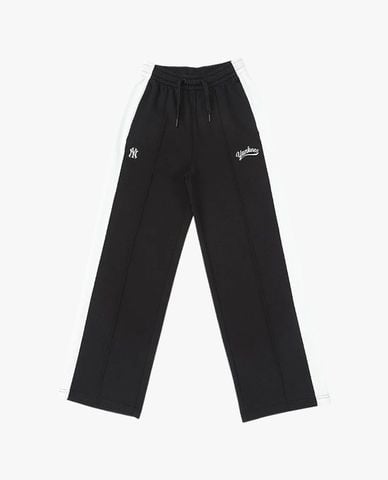  MLB - Women's Varsity Color Block Elastic Waist Wide-Leg Pants 