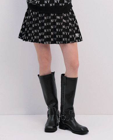  MLB - Mini Pleated Skirt Tone One Tone Print Monogram 