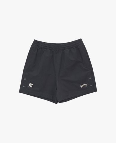  MLB - Women's Wide Leg Shorts With Elastic Waistband Varsity Sportive 