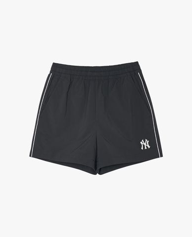  MLB - Women's Wide-Leg Shorts with Elastic Waist Sporty Varsity 