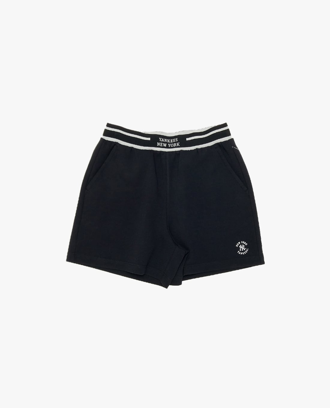 MLB - Women's Short Shorts With Striped Elastic Waistband