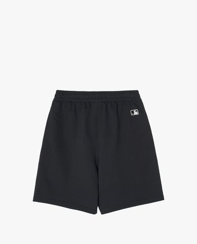  MLB - Women's Wide-Leg Elastic Waist Shorts with Youthful Logo 