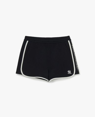 MLB - Women's Varsity Sporty Dolphin Elastic Waist Shorts 
