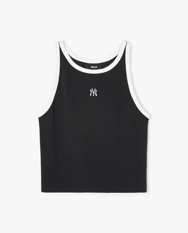  MLB - Women's Tank Top Crop Top Basic Small Logo Ribbed Ringer 
