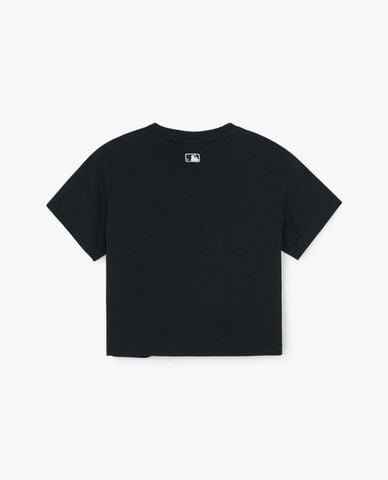  MLB - Women's Basic Round Neck Short Sleeve Cropped T-Shirt 