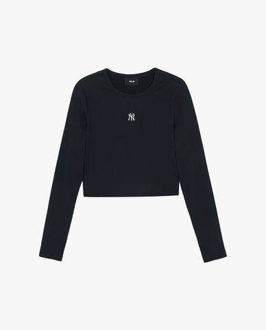  MLB - Women Basic Crewneck Long Sleeve Croptop 