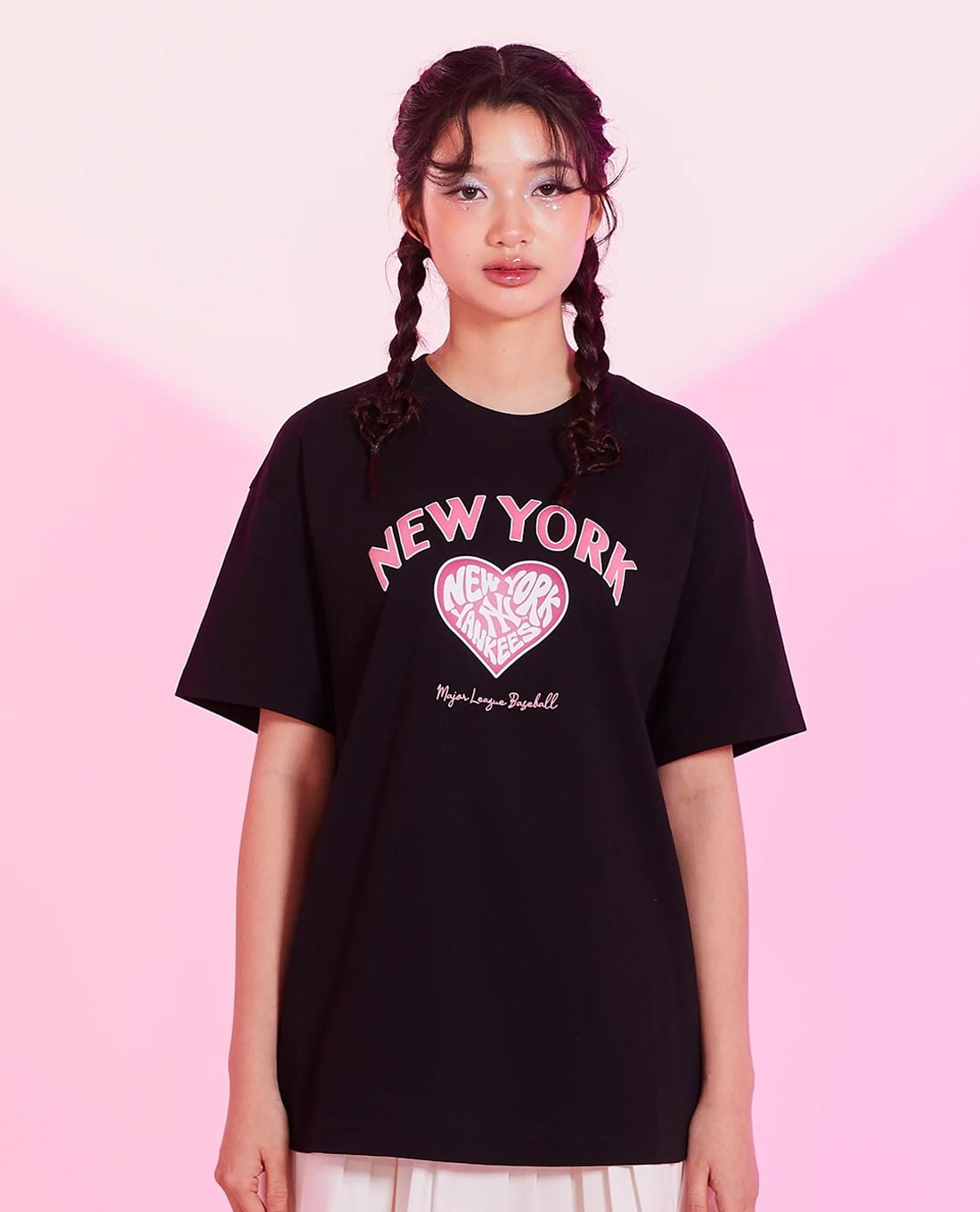 MLB - Women's Short-Sleeve Crew Neck T-Shirt Heart