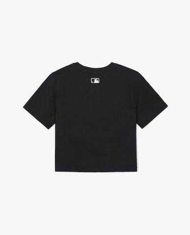  MLB - Women's Heart Medium Logo Short-Sleeve Crewneck Croptop 