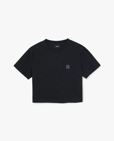  MLB - Women Diamond Monogram Crew Neck Short Sleeve Croptop 