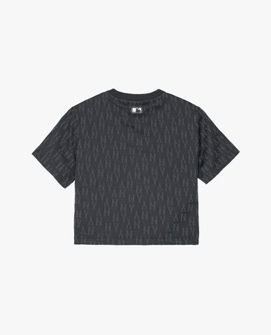 MLB - Women's Monogram Short-Sleeve Crewneck Croptop 