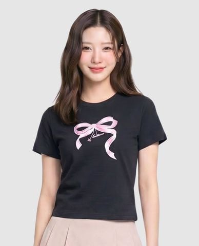  MLB - Women Short Sleeve Printed Croptop 