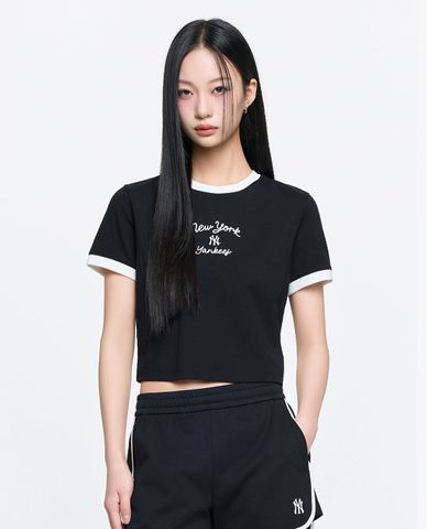  MLB - Women Sportive Short Sleeve Croptop 