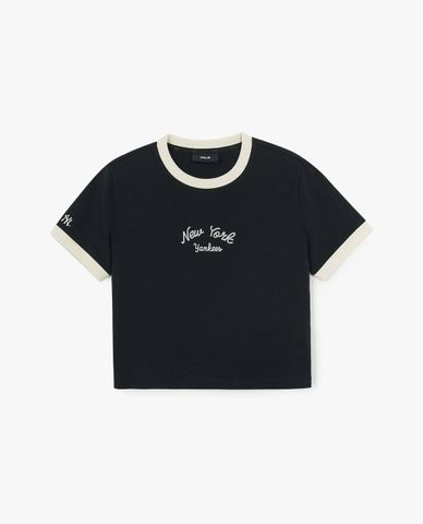  MLB – Women's Varsity Linger Slim Croptop T-Shirt 