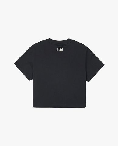  MLB - Women's Round-Neck Short-Sleeve Croptop Varsity 