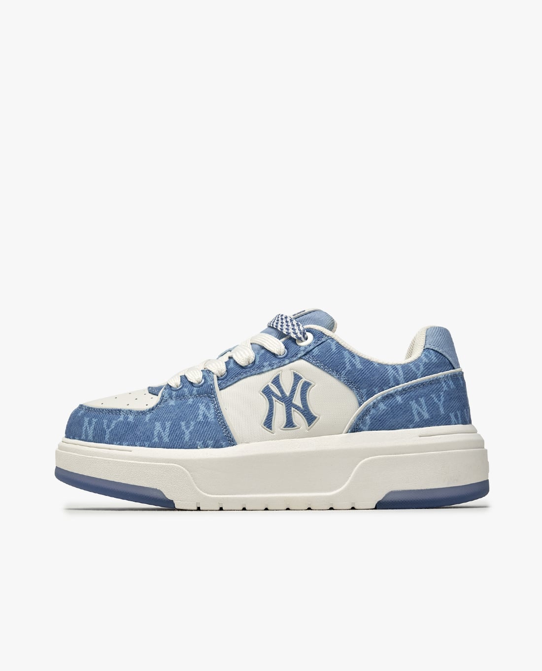 MLB - Unisex Chunky Liner Denim Monogram Low Top Sneakers