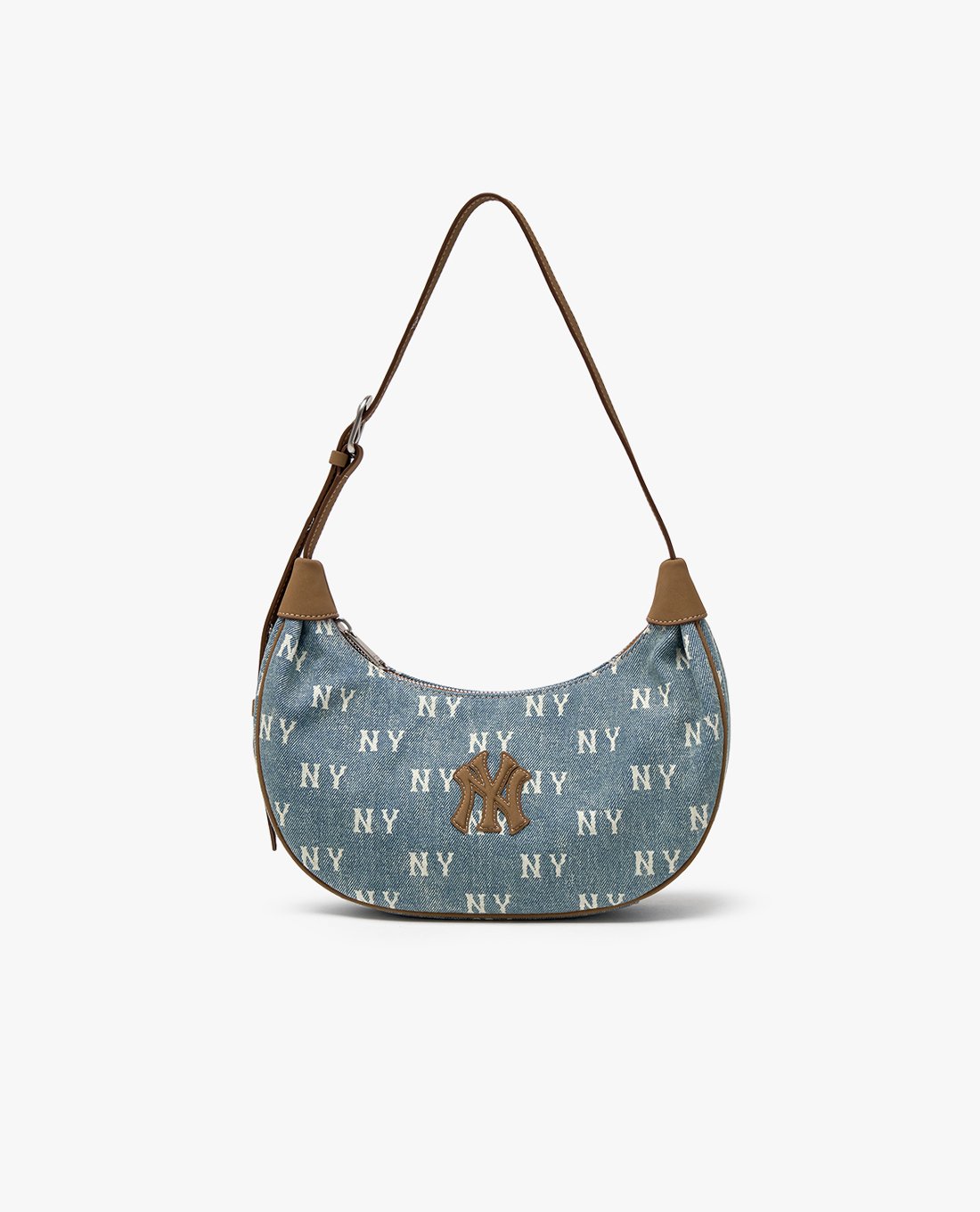MLB - Women's Classic Monogram Vintage Denim Shoulder Bag