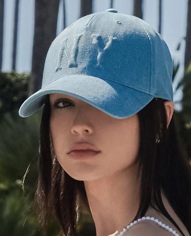  MLB - Unisex Embo Logo Denim Structured Baseball Cap 