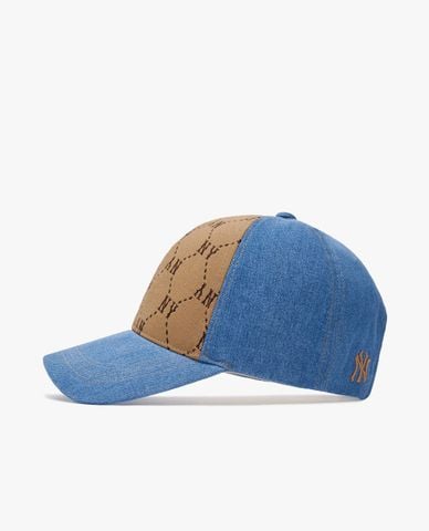  MLB - Unisex Denim and Jacquard Blend Dia Monogram Baseball Cap 