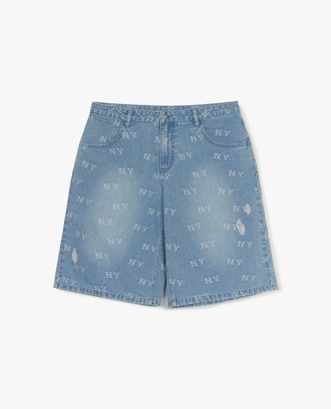 MLB - Men's Classic Jacquard Monogram Jeans Shorts
