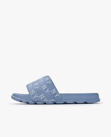  MLB - Unisex Mounder Denim Monogram Slide Sandals 