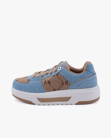  MLB - Unisex Low-Top Chunky Liner Denim Monogram Sneakers 