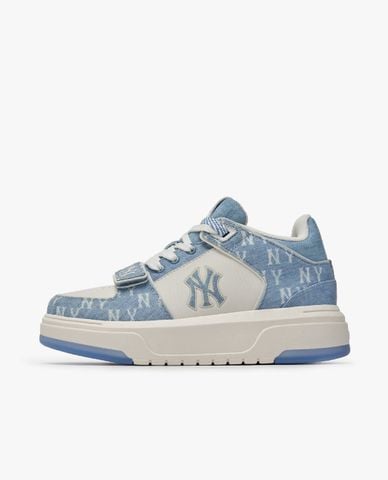  MLB - Unisex Chunky Liner Denim Monogram Low Top Sneakers 