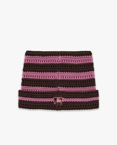  MLB - Unisex Striped Cat Ear Beanie 