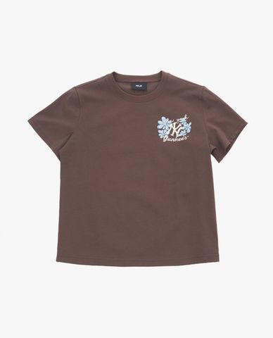  MLB - Áo thun unisex cổ tròn tay ngắn 