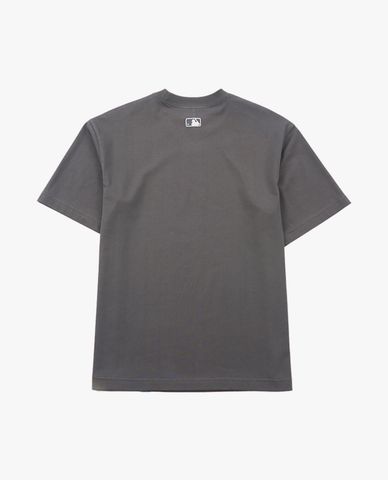  MLB - Unisex Denim-Like Lettering Monogram T-Shirt 