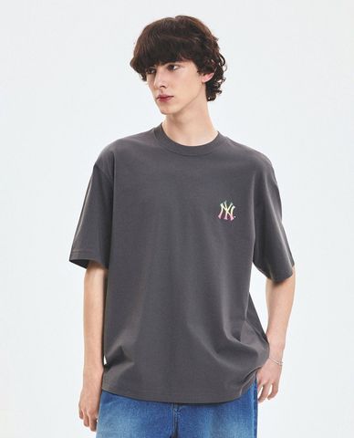  MLB - Unisex Short Sleeve T-shirt Summer Vintage-Washing Graphic 