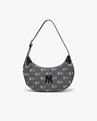  MLB - Women's Classic Monogram Vintage Denim Shoulder Bag 