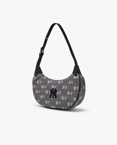  MLB - Women's Classic Monogram Vintage Denim Shoulder Bag 