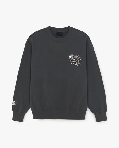  MLB - Unisex Crewneck Long Sleeve Sweatshirt Street Mega Bear 