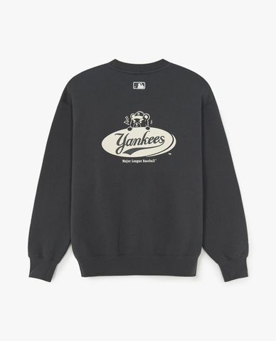  MLB - Unisex Crewneck Long Sleeve Sweatshirt Street Mega Bear 