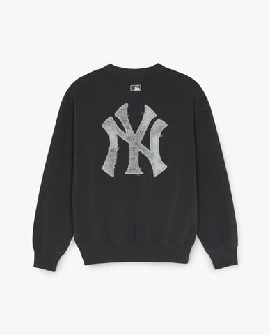  MLB - Unisex Denim Like Monogram Big Lux Sweatshirt 