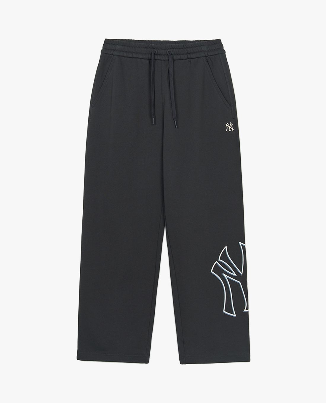 MLB – Unisex Wide-Leg Sweatpants with Elastic Waist and Basic Megalogo
