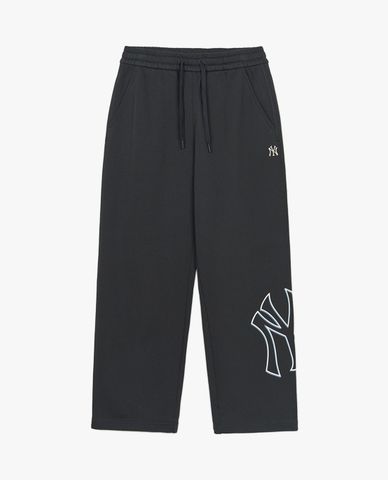  MLB – Unisex Wide-Leg Sweatpants with Elastic Waist and Basic Megalogo 