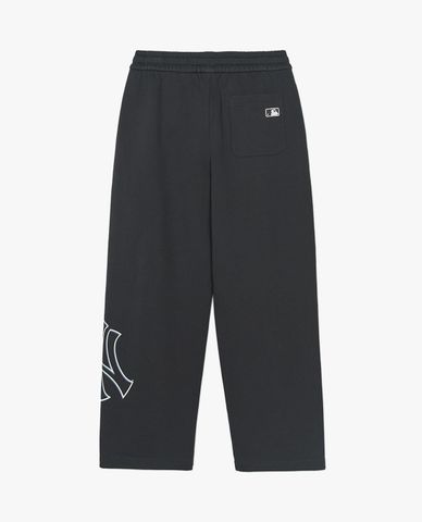  MLB – Unisex Wide-Leg Sweatpants with Elastic Waist and Basic Megalogo 