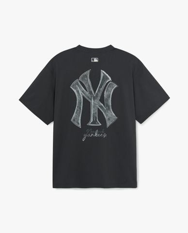  MLB - Unisex Short Sleeve Vintage Monogram Big Lux T Shirt 