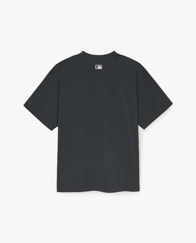  MLB - Unisex Denim Like Big Lux Overfit Round-Neck T-Shirt 