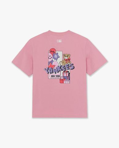  MLB - Unisex Party Balloons Crew Neck Short Sleeve T Shirt 
