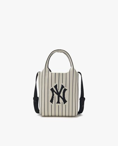 MLB - Basic Gig Logo Knit Unisex Rectangle Crossbody Bag 