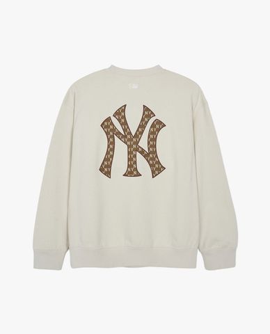  MLB - Monogram Big Lux Unisex Long-Sleeve Crewneck Sweatshirt 