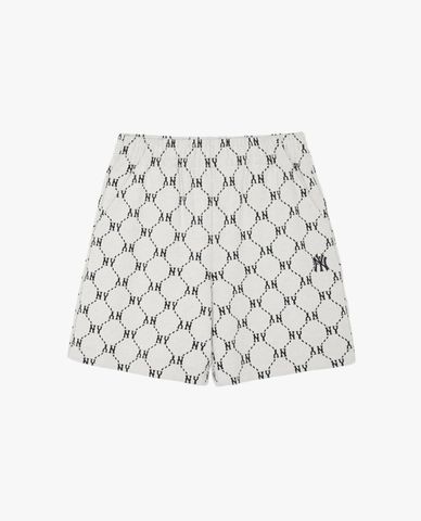  MLB - Unisex Jacquard Dia Monogram Wide-Leg Shorts 